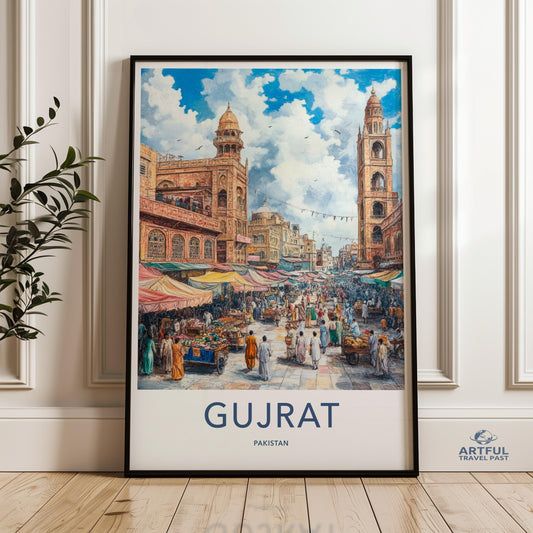 Gujrat Poster - Pakistan Wall Art