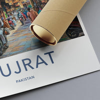 Gujrat Poster - Pakistan Wall Art