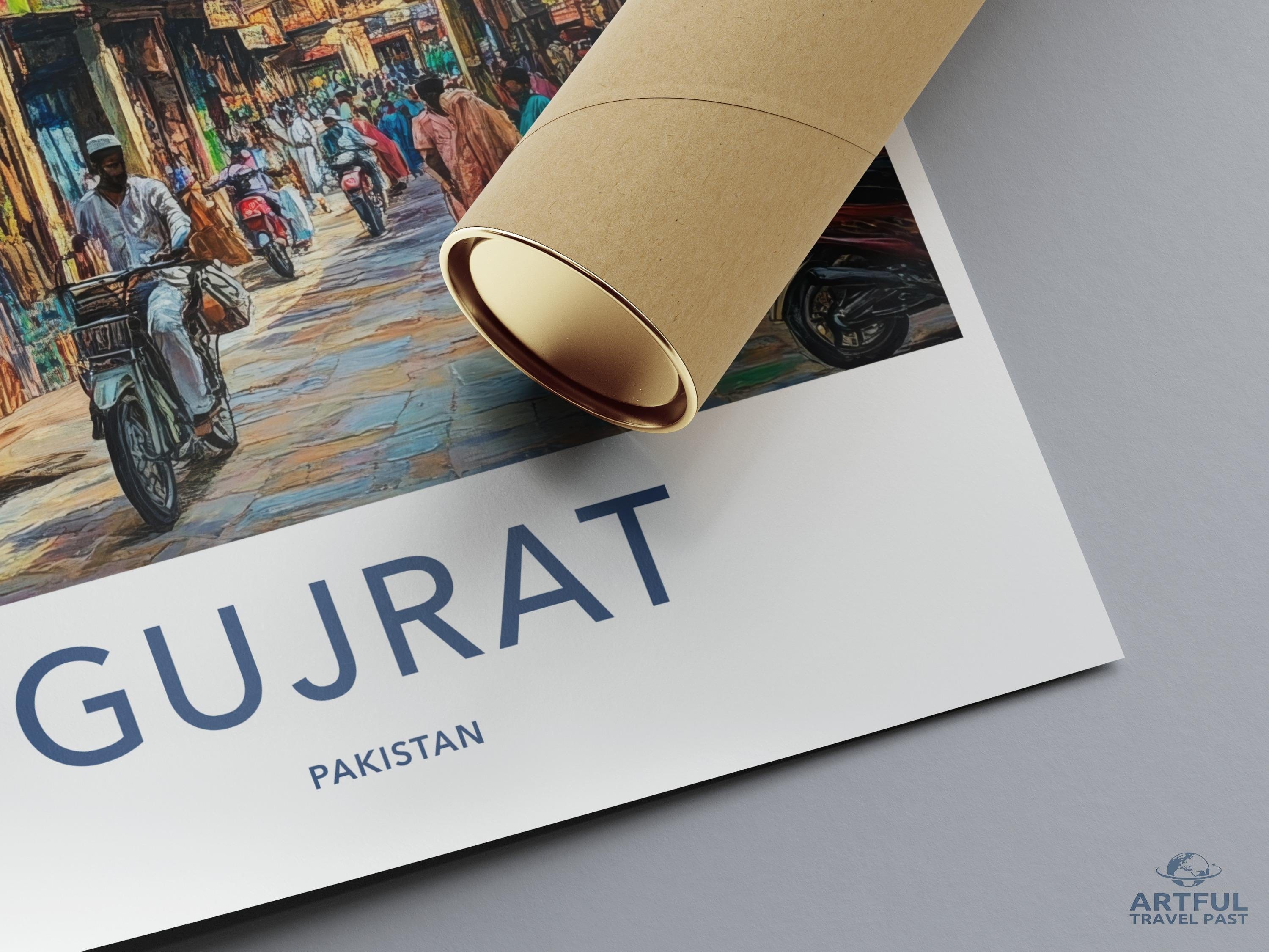 Gujrat Poster - Pakistan Wall Art