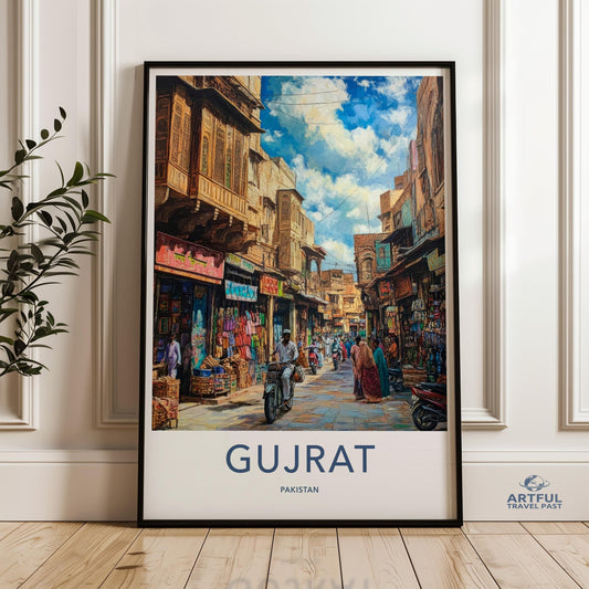 Gujrat Poster - Pakistan Wall Art