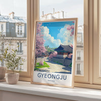 Gyeongju Poster | South Korea Wall Art | Asia Decor