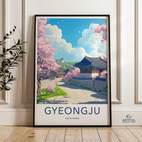 Gyeongju Poster | South Korea Wall Art | Asia Decor