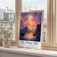 Ha Long Bay Poster - Vietnam Wall Art