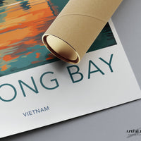 Ha Long Bay Poster - Vietnam Wall Art