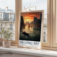 Ha Long Bay Poster - Vietnam Wall Art
