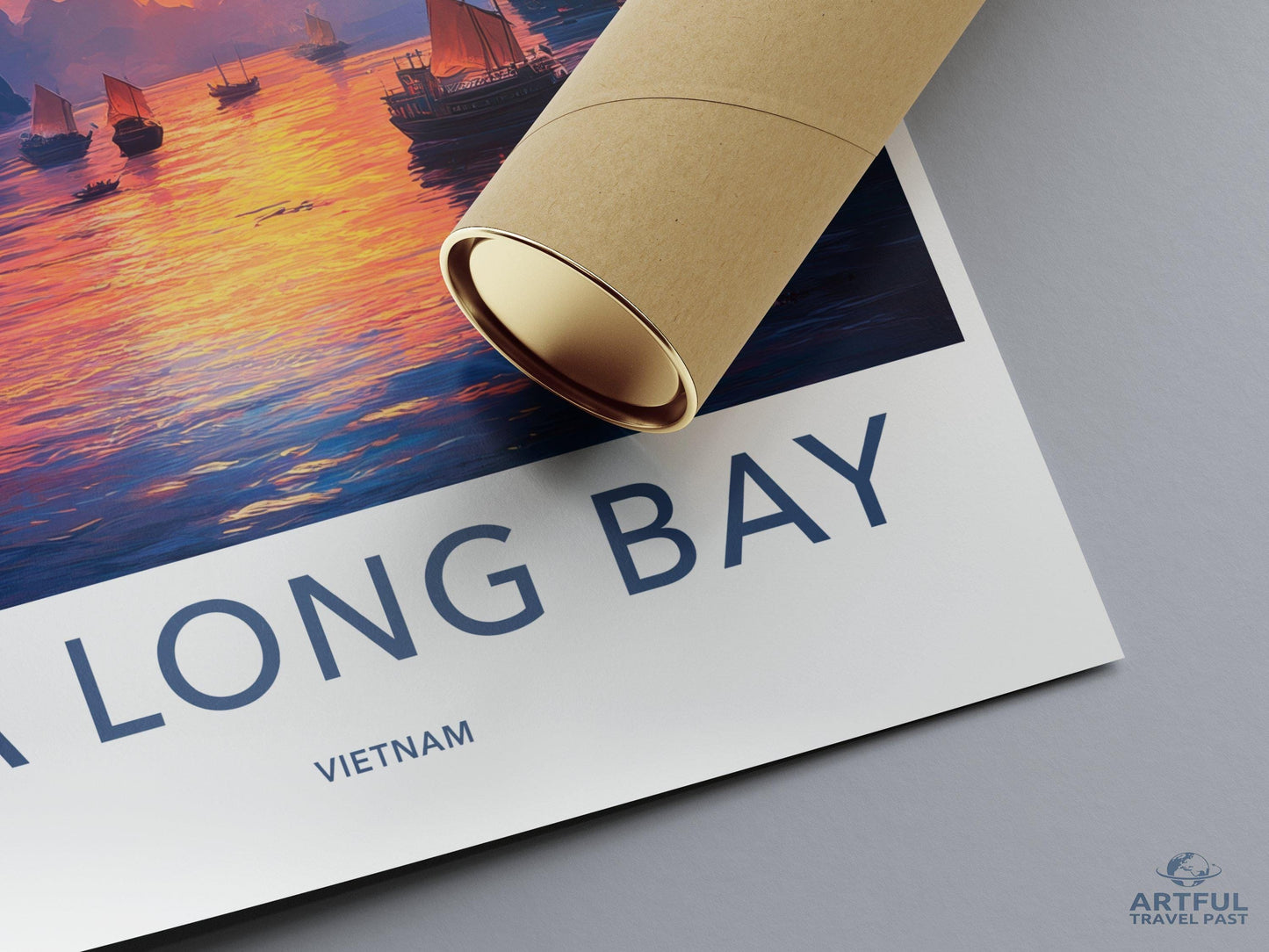Ha Long Bay Poster | Vietnam Wall Art | Asia Decor