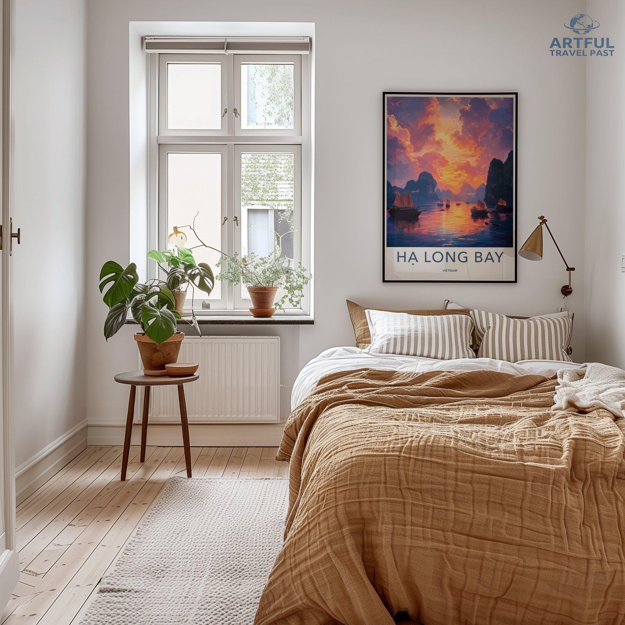 Ha Long Bay Poster | Vietnam Wall Art | Asia Decor