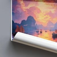 Ha Long Bay Poster | Vietnam Wall Art | Asia Decor