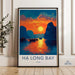 Ha Long Bay Poster | Vietnam Wall Art | Asia Decor