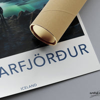 Hafnarfjörður Poster | Iceland Wall Art | Nordic Lights Art