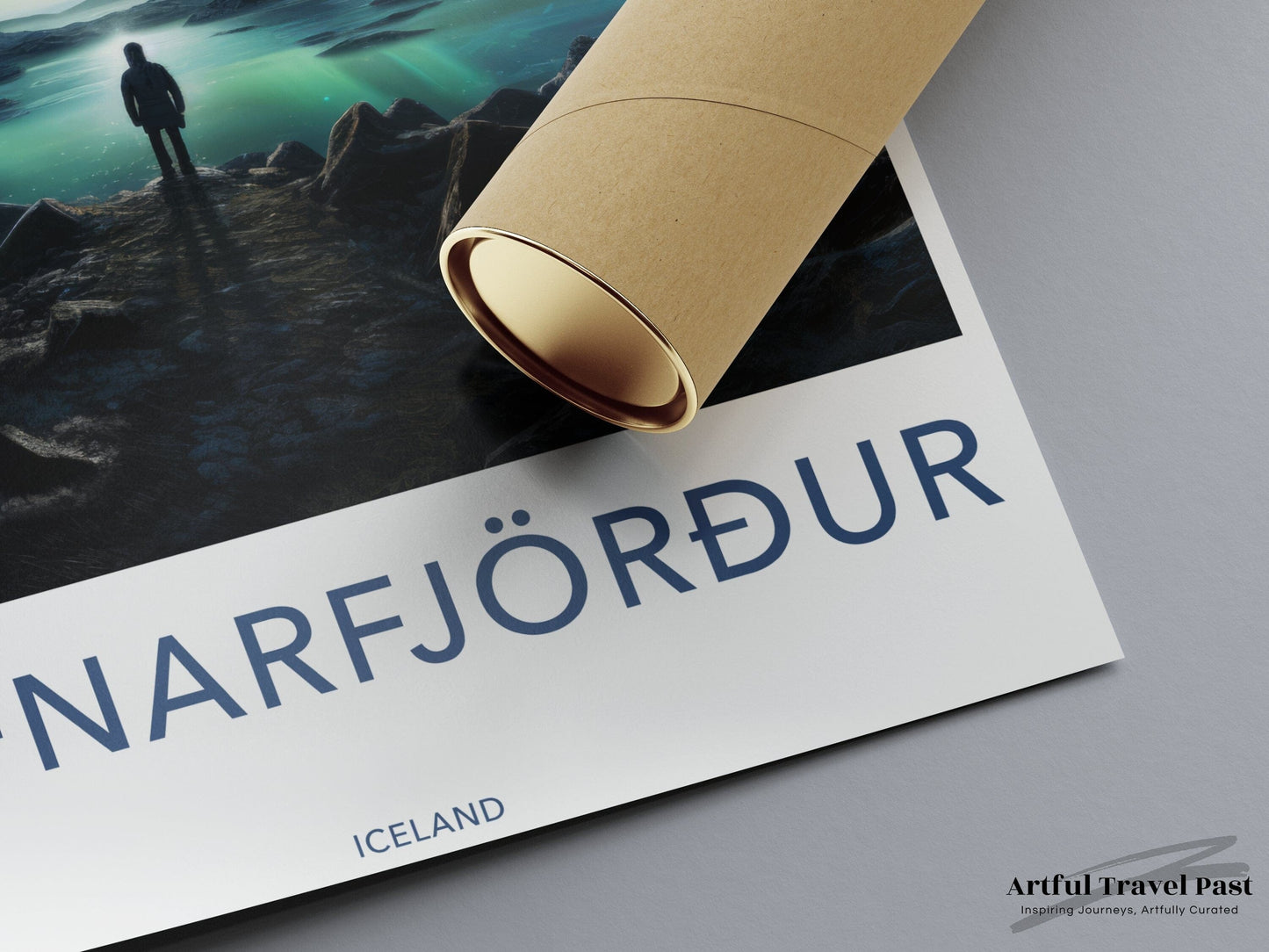 Hafnarfjörður Poster | Iceland Wall Art | Nordic Lights Art