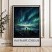 Hafnarfjörður Poster | Iceland Wall Art | Nordic Lights Art