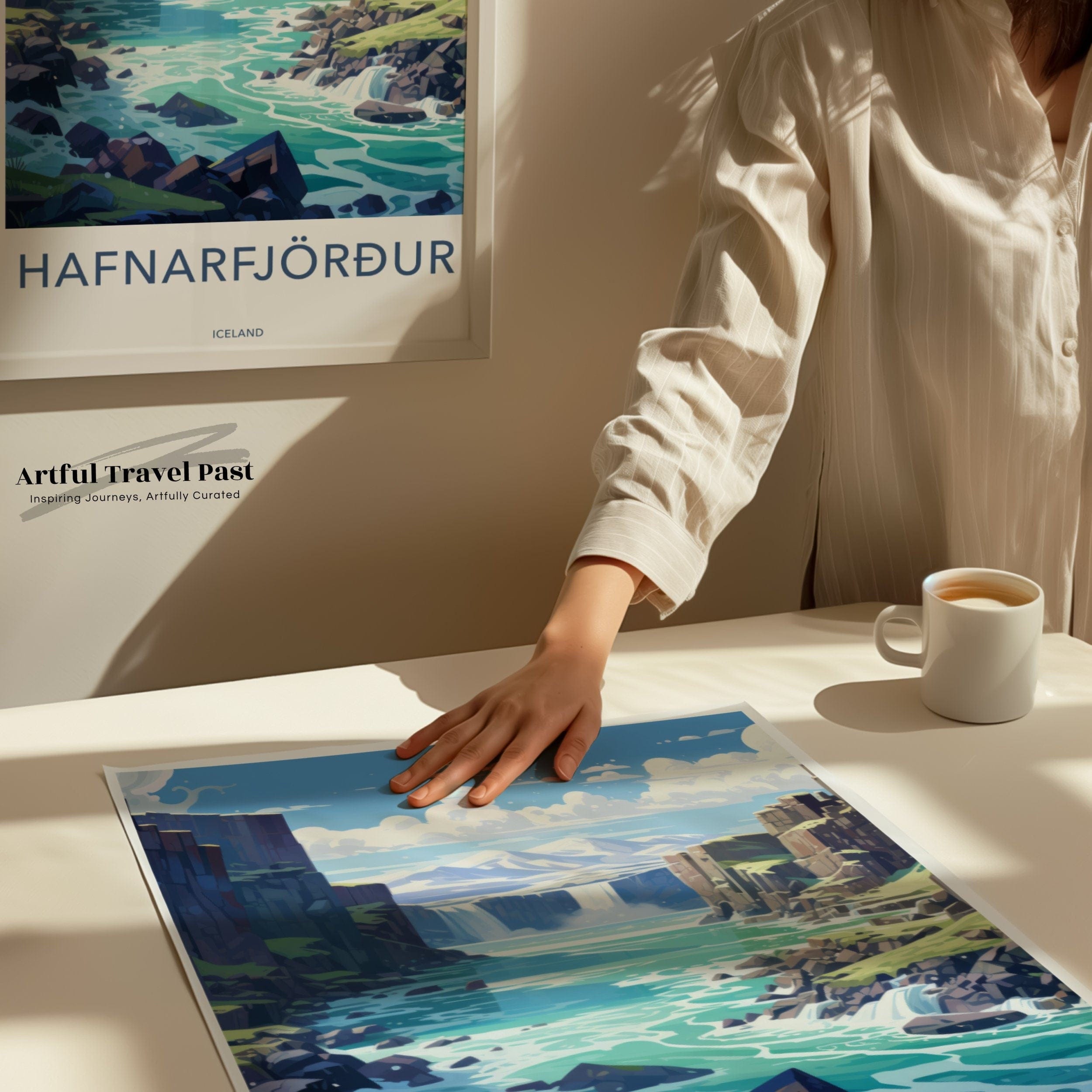 Hafnarfjörður Wall Art | Iceland Wall Art | Nordic Decor