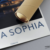 Hagia Sophia Poster | Istanbul Wall Art | Turkey Decor