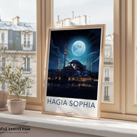 Hagia Sophia Poster | Istanbul Wall Art | Turkey Decor
