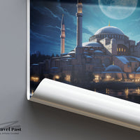 Hagia Sophia Poster | Istanbul Wall Art | Turkey Decor