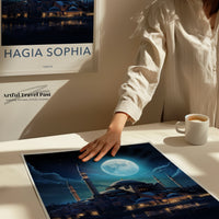 Hagia Sophia Poster | Istanbul Wall Art | Turkey Decor
