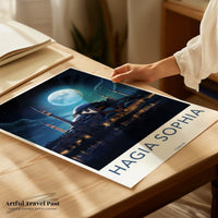 Hagia Sophia Poster | Istanbul Wall Art | Turkey Decor