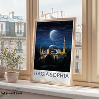 Hagia Sophia Poster - Turkey Wall Art