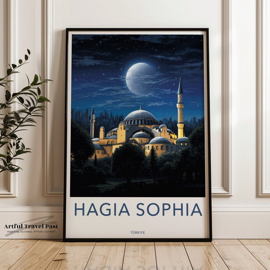 Hagia Sophia Poster - Turkey Wall Art