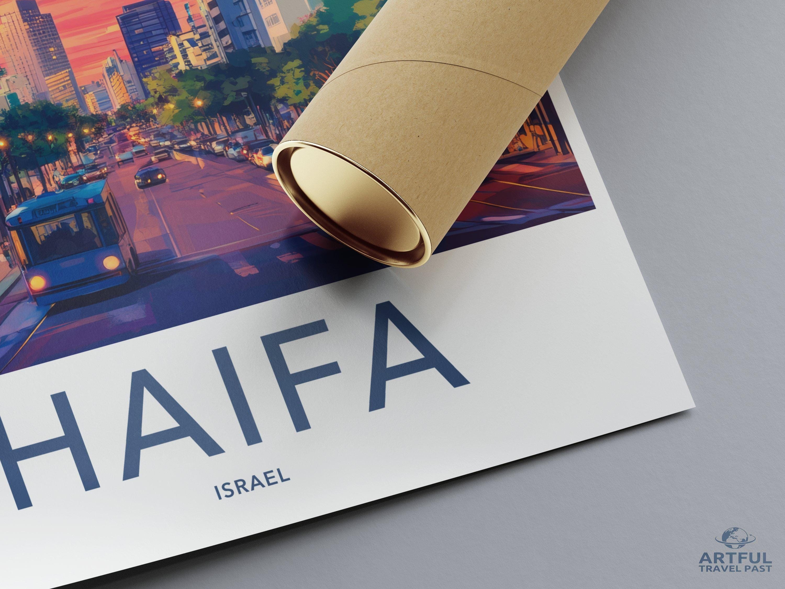 Haifa Poster - Israel Wall Art
