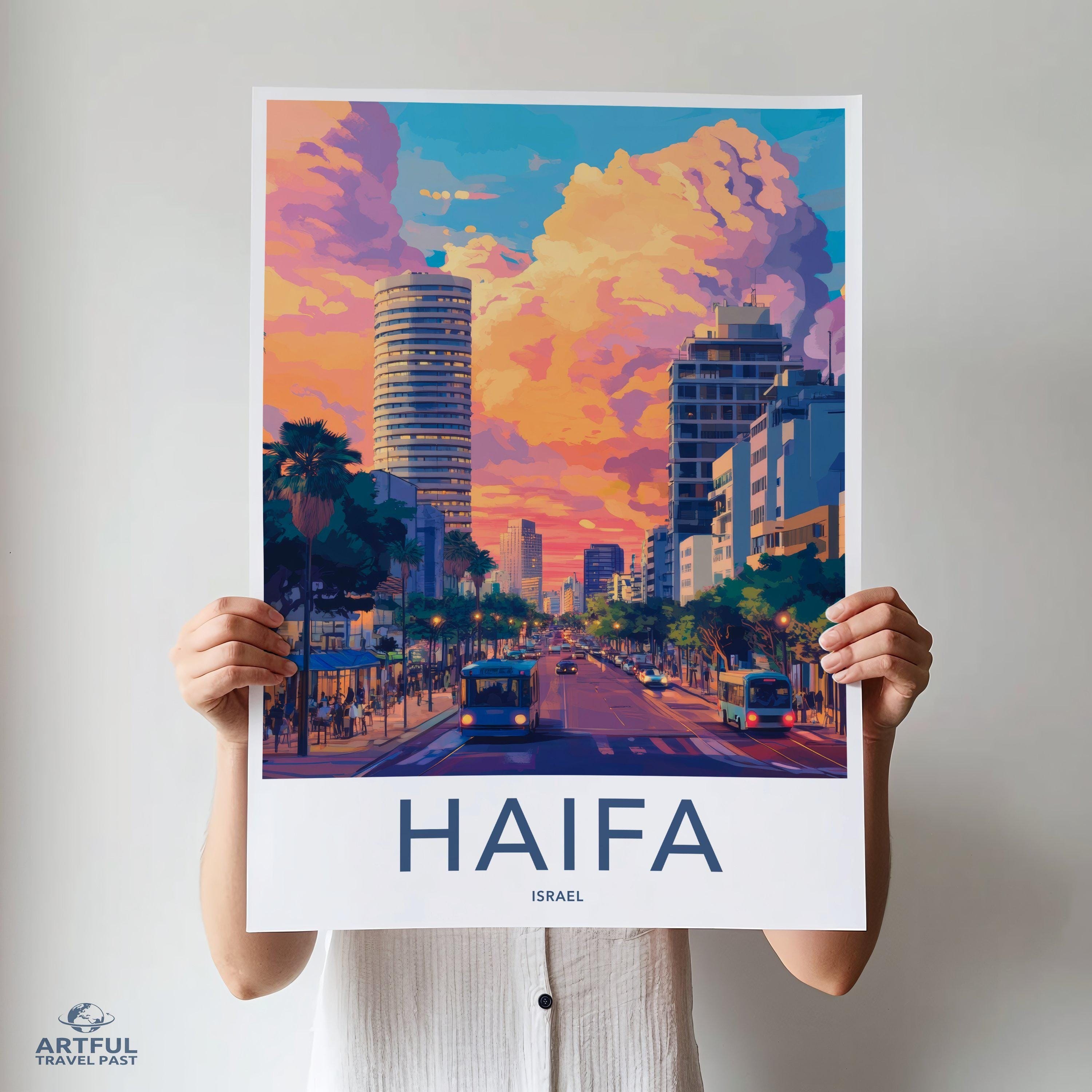 Haifa Poster - Israel Wall Art