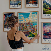 Halifax Poster | Canada Wall Art | North America Decor