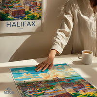 Halifax Poster | Canada Wall Art | North America Decor