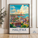 Halifax Poster | Canada Wall Art | North America Decor