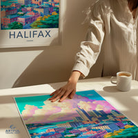 Halifax Poster | Canada Wall Art | North America Decor