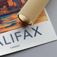 Halifax Poster | Canada Wall Art | North America Decor