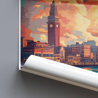 Halifax Poster | Canada Wall Art | North America Decor