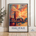 Halifax Poster | Canada Wall Art | North America Decor