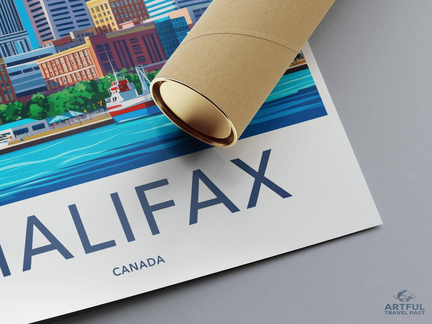 Halifax Poster | Canada Wall Art | North America Decor
