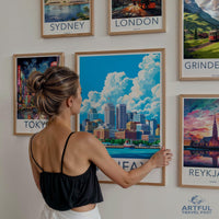 Halifax Poster | Canada Wall Art | North America Decor