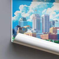 Halifax Poster | Canada Wall Art | North America Decor