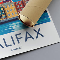 Halifax Poster | Canada Wall Art | North America Decor