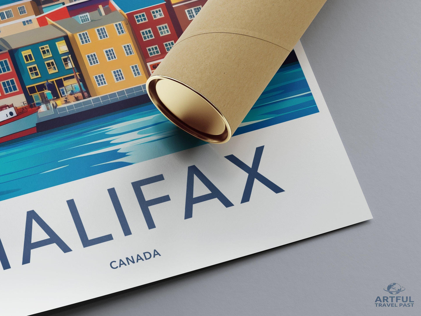 Halifax Poster | Canada Wall Art | North America Decor