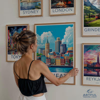 Halifax Poster | Canada Wall Art | North America Decor