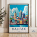Halifax Poster | Canada Wall Art | North America Decor