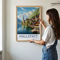 Hallstatt Poster - Austria Wall Art