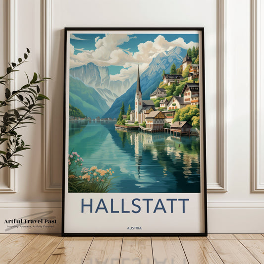Hallstatt Poster - Austria Wall Art
