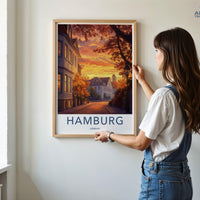 Hamburg Poster - Germany Wall Art