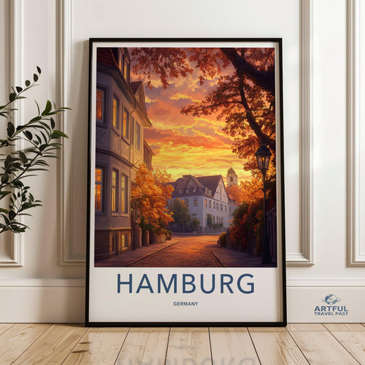 Hamburg Poster - Germany Wall Art