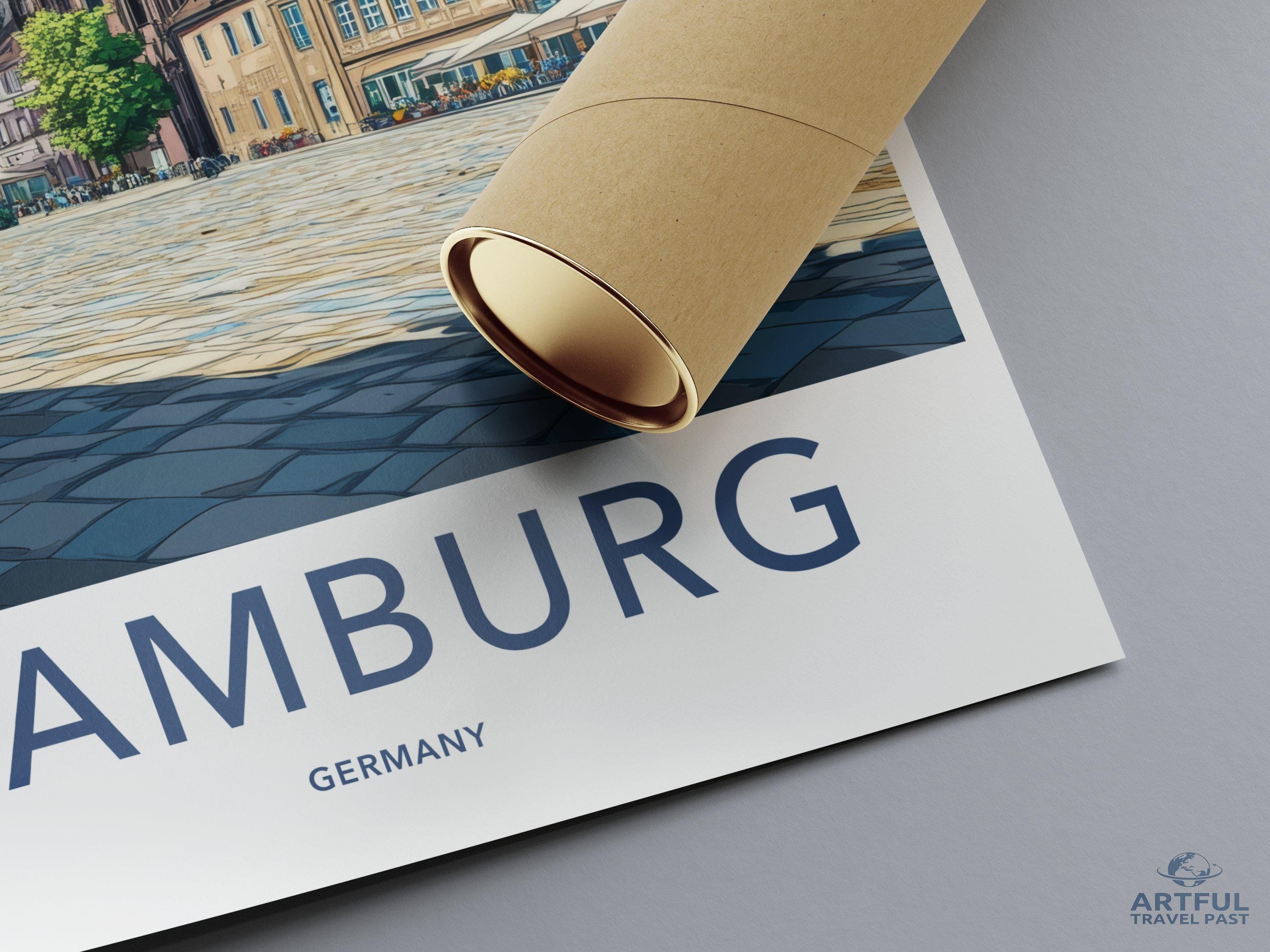 Hamburg Poster - Germany Wall Art