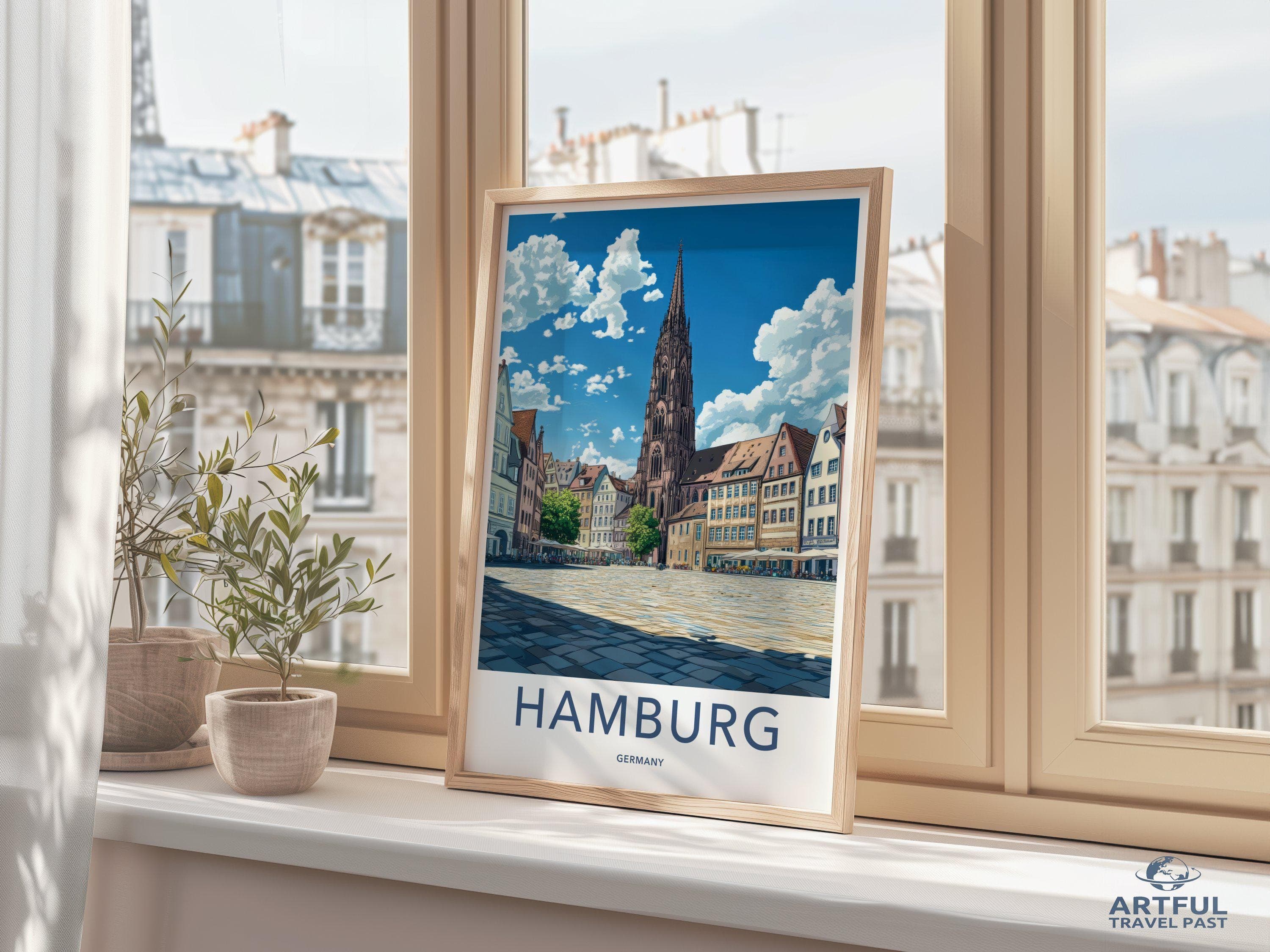 Hamburg Poster - Germany Wall Art