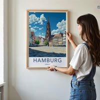 Hamburg Poster - Germany Wall Art