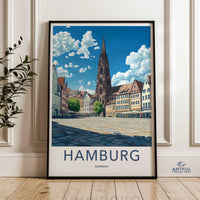 Hamburg Poster - Germany Wall Art