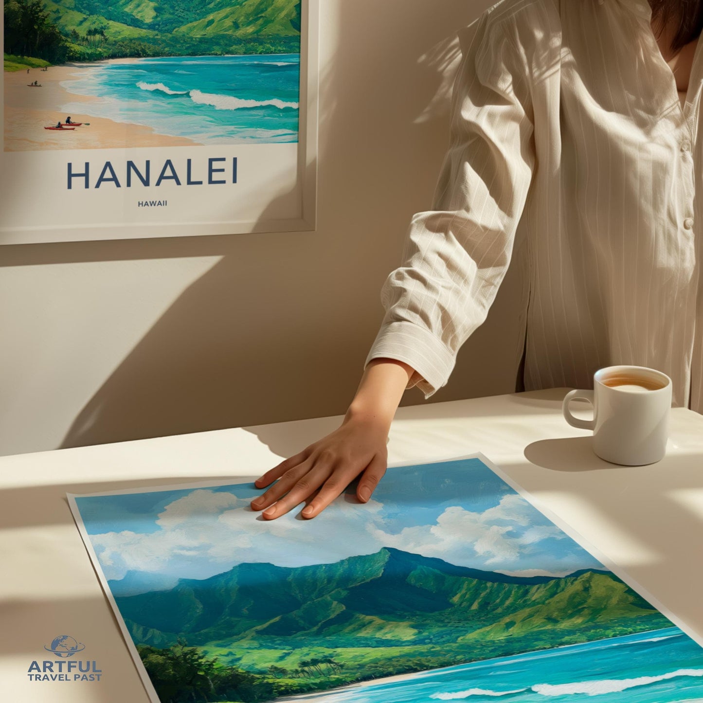 Hanalei Poster - Hawaii Wall Art
