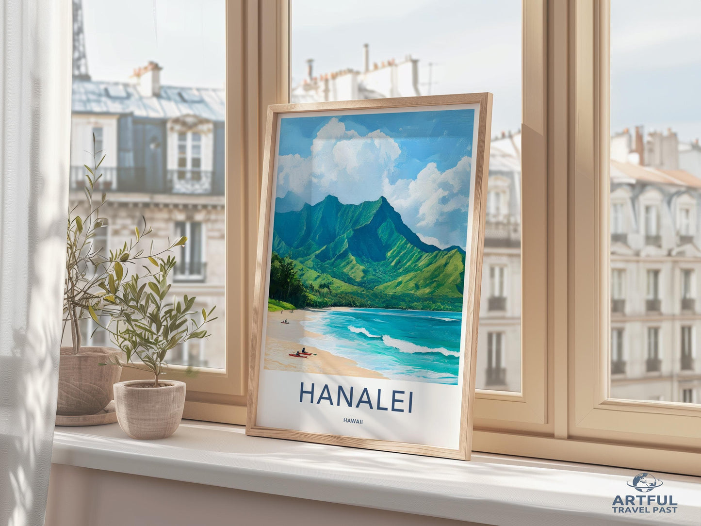 Hanalei Poster - Hawaii Wall Art